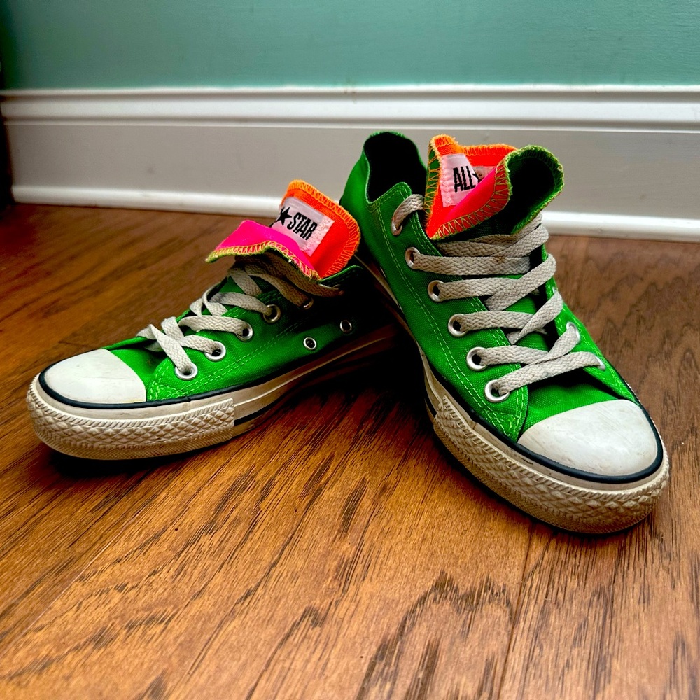 Double Tongue Converse Shoes